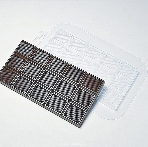 Форма пластиковая для шоколада "Полосатик-2"
