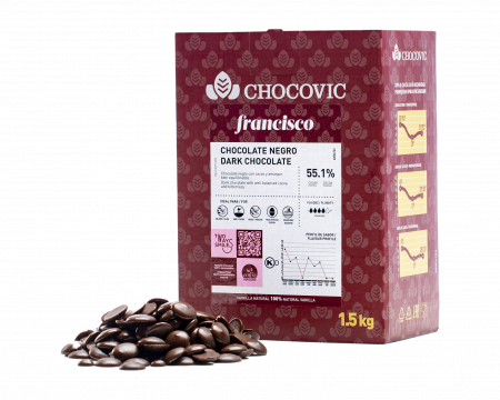 Шоколад темный Chocovic Francisco 55,1% 5кг