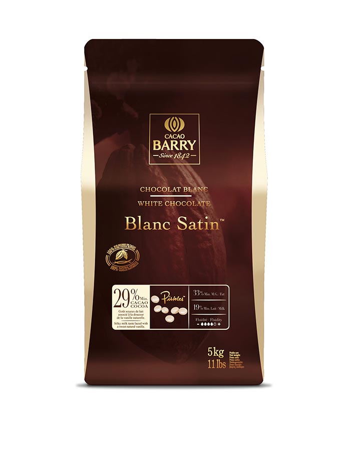 Каллебаут белый шоколад Blanc Satin 29%, 5кг