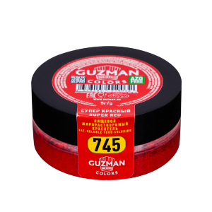 Краситель сухой жирорастворимый Guzman 5гр "Супер красный" (745)