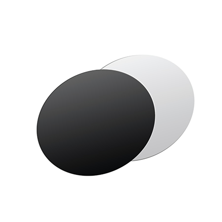 Подложка "Круг" черно-белая d220*2.5мм, Asdecor