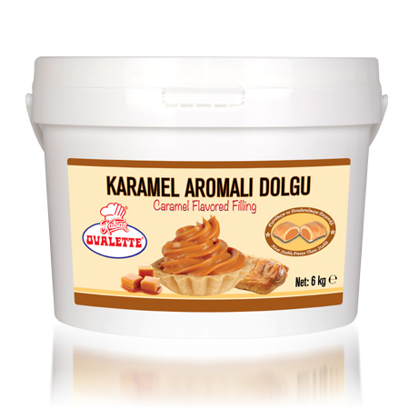 Крем наполнитель со вкусом карамели 500гр, Ovalette