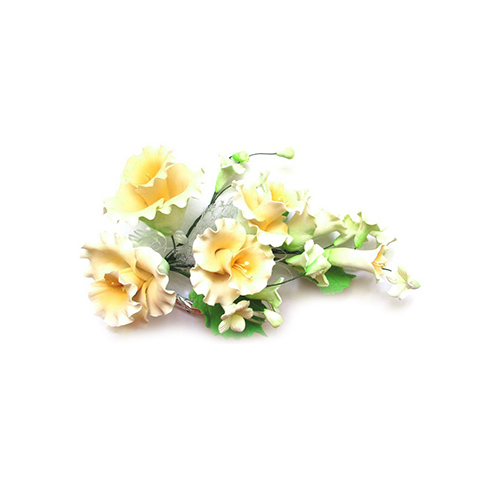Украшение из мастики цветочная ветка "Малая Желтая"