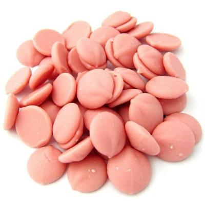 Каллебаут розовый шоколад со вкусом клубники 100гр