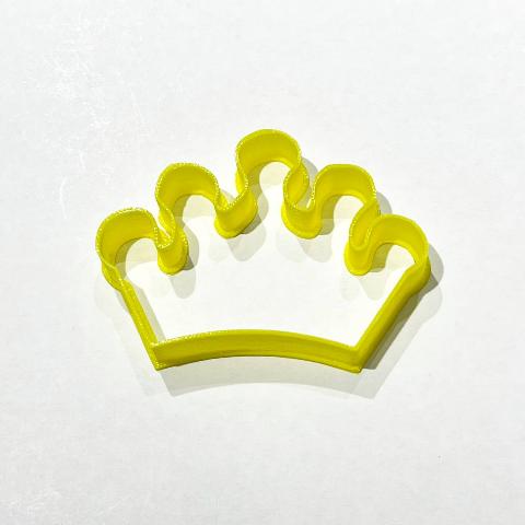 Выемка пластиковая "Корона" для печенья 75*57мм