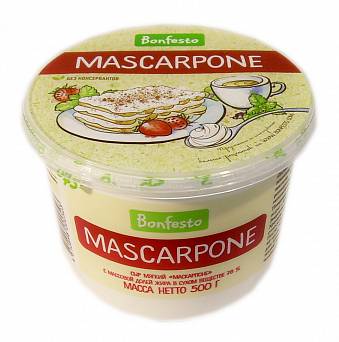 Сыр Mascarpone "Bonfesto",78%, 500гр