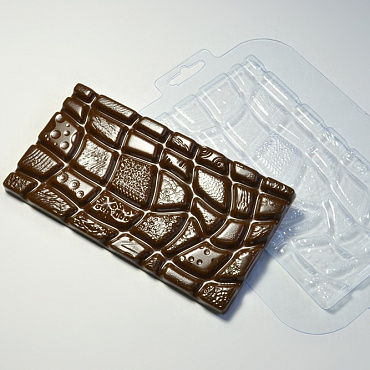 Форма пластиковая для шоколада "Супермикс"