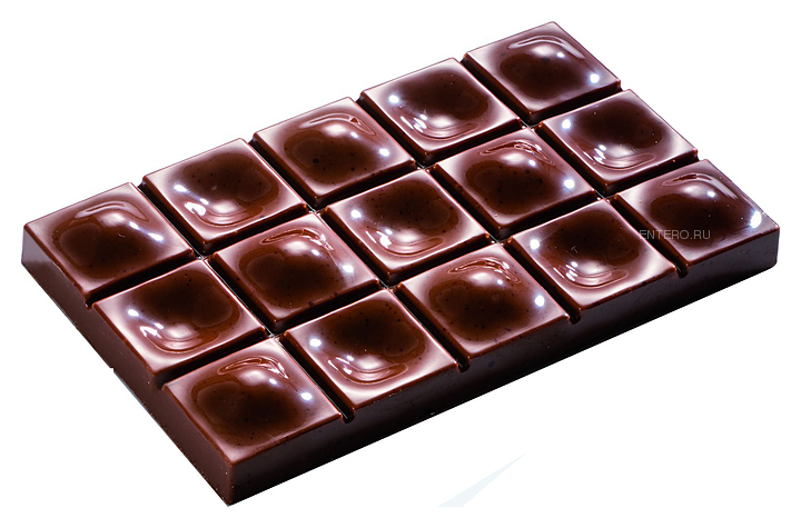 Форма поликарбонатная для шоколада "MA2008" 117x71 h13мм, Martellato