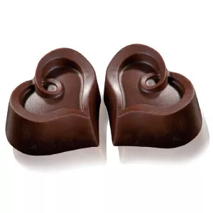 Форма поликарбонатная для шоколада "Сердце" 31*27*14мм, Martellato