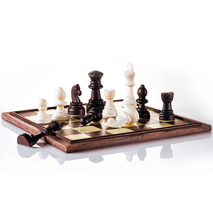 Форма пластиковая для шоколада "Шахматные фигурки/Chess Game", Martellato