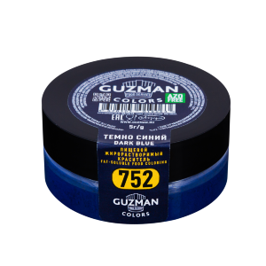 Краситель сухой жирорастворимый Guzman 5 гр,"Темно синий" (752)