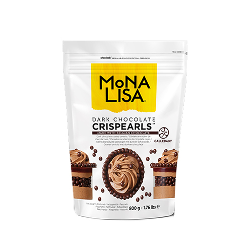 Каллебаут драже шоколадные Crispearls в темном шоколаде, хрустящие внутри MoNA LISA 800г