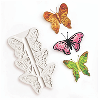 Молд силиконовый "Бабочки 3D" 80мм