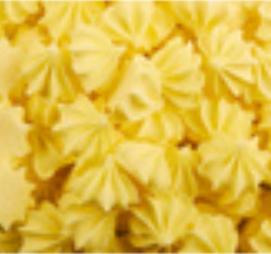 Фигурки сахарные мини-безе желтые 50гр