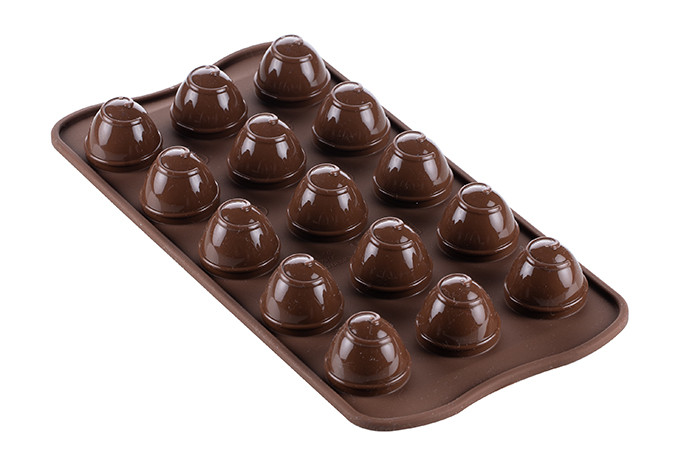 Форма силиконовая для шоколадных конфет "Шоко спираль Scg52" 24*h30мм*9мл, Silikoмart