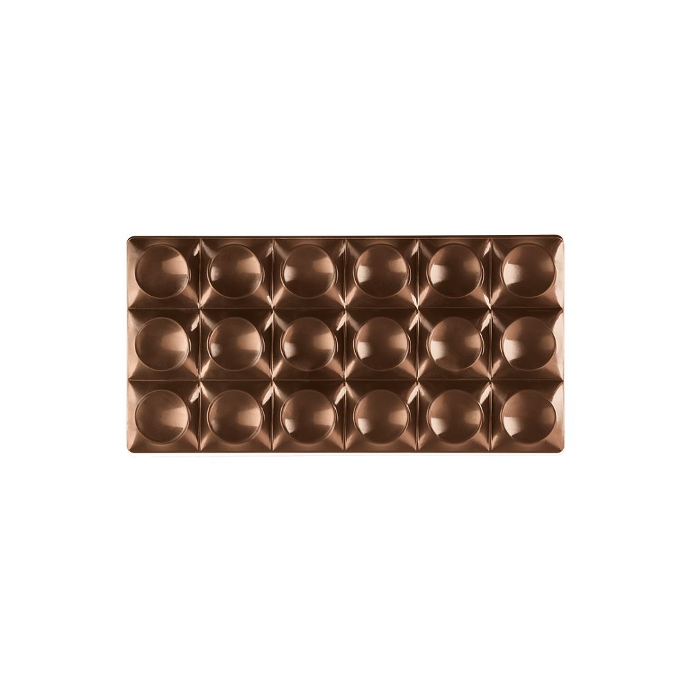 Форма пластиковая для шоколада "Bricks" d154*77*9мм, Pavoni