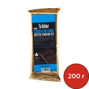 Кувертюр МИНИ темный шоколад ECO 200гр
